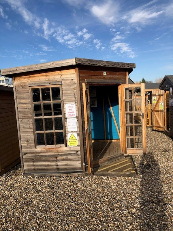 8x8 Corner Pent Summerhouse External 3 8x8 Corner Pent Summerhouse External 3